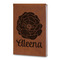 Fall Flowers Leatherette Journal - Large - Double Sided (Personalized)