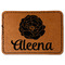 Fall Flowers Leatherette Patches - Rectangle