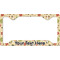 Fall Flowers License Plate Frame - Style C