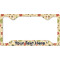 Fall Flowers License Plate Frame - Style C (Personalized)