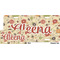 Fall Flowers License Plate (Sizes)