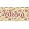 Fall Flowers Personalized Front License Plate