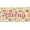 Fall Flowers Front License Plate (Personalized)