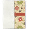 Fall Flowers Linen Placemat - Folded Half