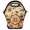 Fall Flowers Lunch Bag - Front