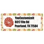 Fall Flowers Return Address Labels (Personalized)