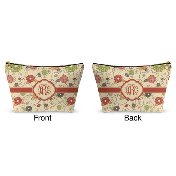 Fall Flowers Makeup Bag Approval
