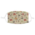 Fall Flowers Adult Cloth Face Mask - Standard