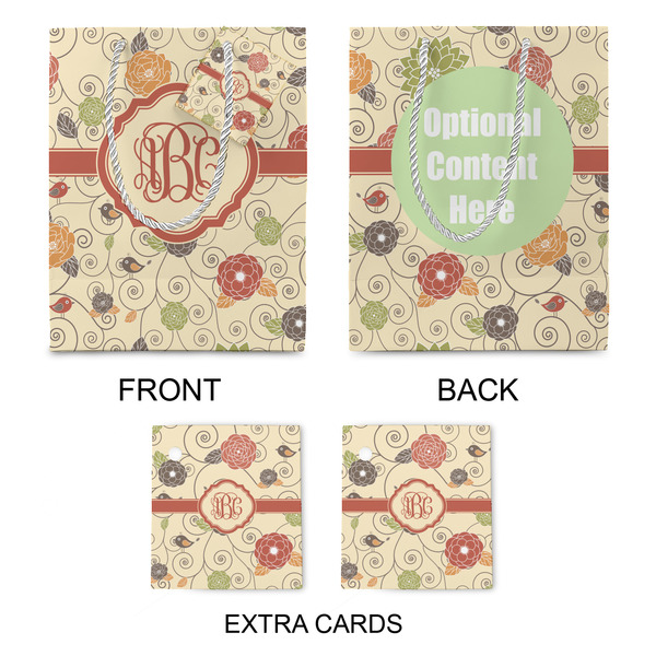 Fall Flowers Medium Gift Bag - Approval