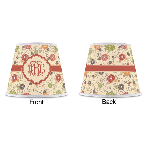 Fall Flowers Poly Film Empire Lampshade - Approval