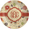 Fall Flowers Melamine Plate (Personalized)