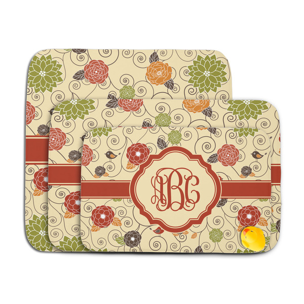 Fall Flowers Memory Foam Bath Mat - MAIN PARENT