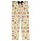Fall Flowers Mens Pajama Pants - Flat