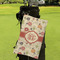 Fall Flowers Microfiber Golf Towels - Small - LIFESTYLE