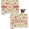 Fall Flowers Microfleece Dog Blanket - Regular - Front & Back
