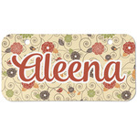 Fall Flowers Mini/Bicycle License Plate (2 Holes) (Personalized)