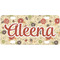 Fall Flowers Personalized Mini License Plate