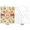 Fall Flowers Minky Blanket - 50"x60" - Single Sided - Front & Back