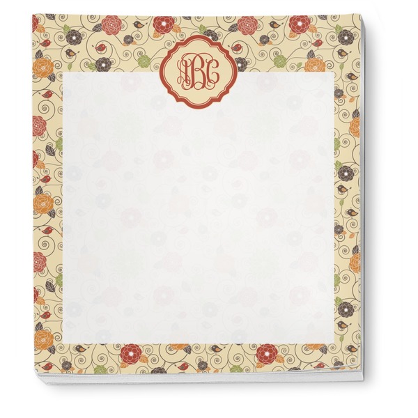 Fall Flowers Notepad - Apvl