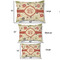 Fall Flowers Outdoor Dog Beds - SIZE CHART