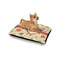 Fall Flowers Outdoor Dog Beds - Small - IN CONTEXT