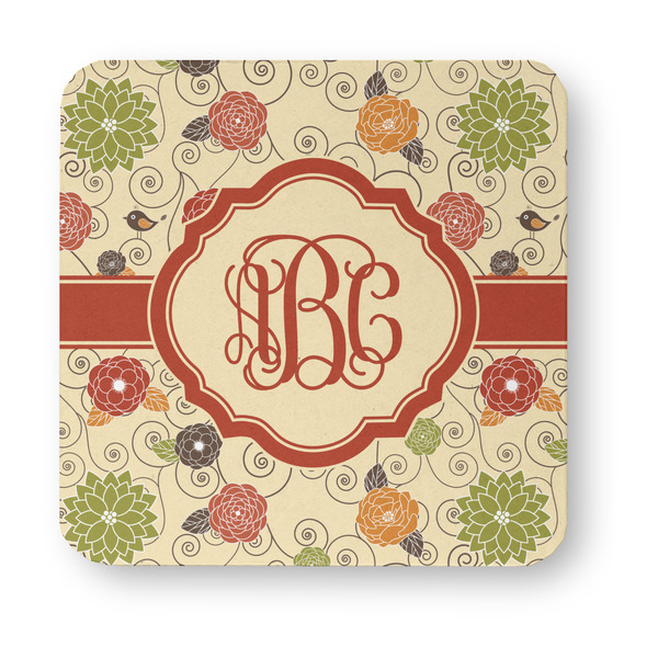 Fall Flowers Paper Coasters - Approval