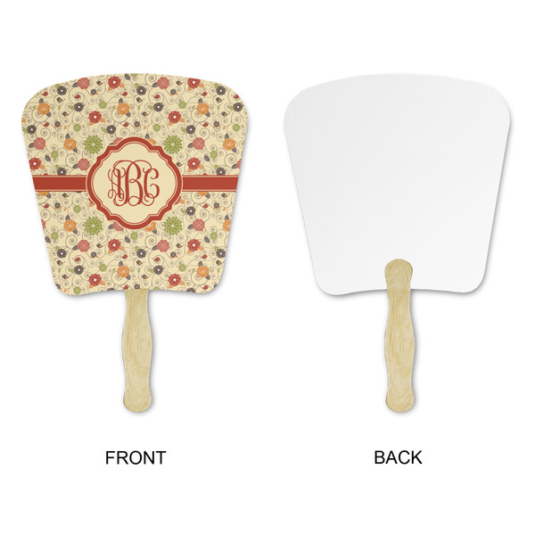 Fall Flowers Paper Fans - Approval