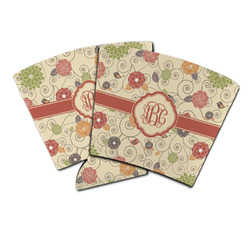Fall Flowers Party Cup Sleeve (Personalized)