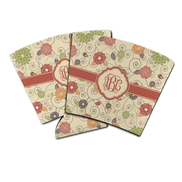 Custom Fall Flowers Party Cup Sleeve (Personalized)