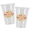 Fall Flowers Party Cups - 16oz - Alt View