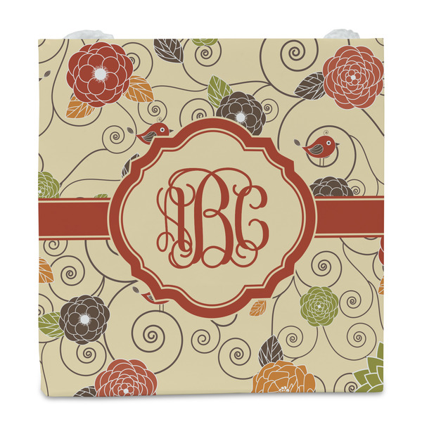 Fall Flowers Party Favor Gift Bag - Gloss - Front