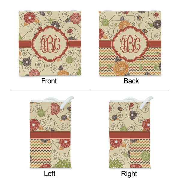 Fall Flowers Party Favor Gift Bag - Matte - Approval