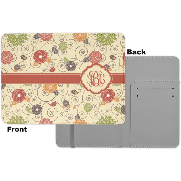 Fall Flowers Passport Holder - Apvl
