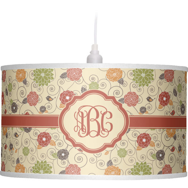 Fall Flowers Pendant Lamp Shade