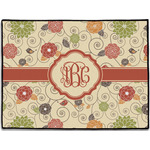 Fall Flowers Door Mat (Personalized)