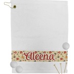 Fall Flowers Golf Bag Towel (Personalized)