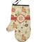 Fall Flowers Personalized Oven Mitt - Left