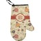 Fall Flowers Personalized Oven Mitt