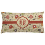 Fall Flowers Pillow Case - King (Personalized)