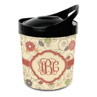 Fall Flowers Plastic Ice Bucket (Personalized)