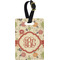 Fall Flowers Personalized Rectangular Luggage Tag