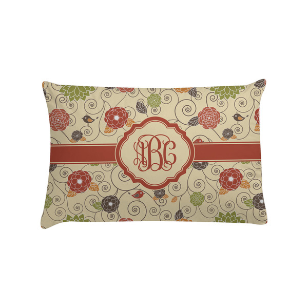 Custom Fall Flowers Pillow Case - Standard (Personalized)