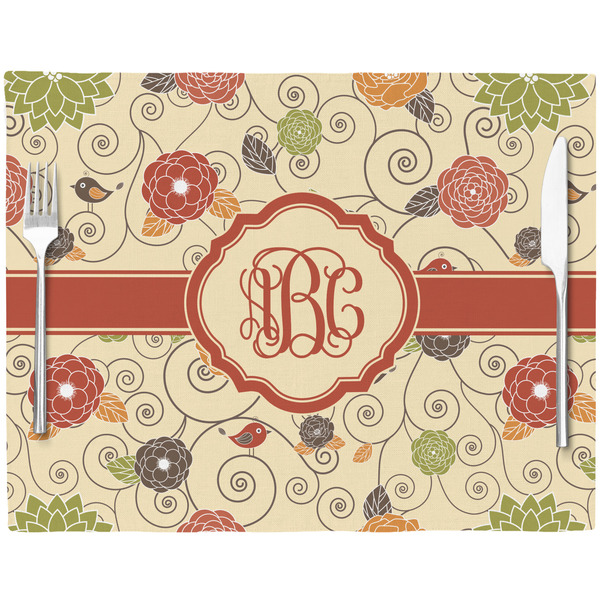 Fall Flowers Placemat with Props