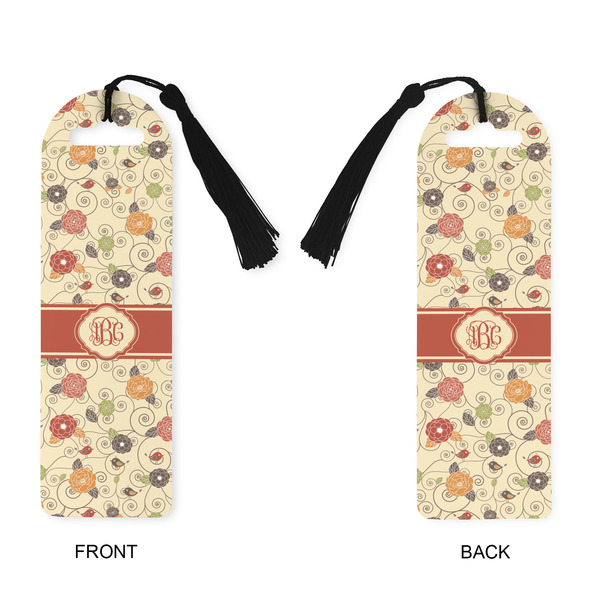 Fall Flowers Plastic Bookmarks - Approval