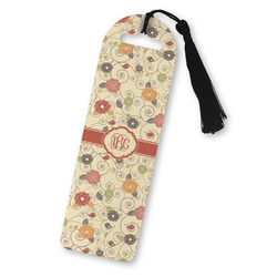 Fall Flowers Plastic Bookmark (Personalized)
