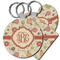 Fall Flowers Plastic Keychain (Personalized)