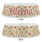 Fall Flowers Plastic Pet Bowls - Large - APPROVAL