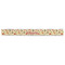 Fall Flowers Plastic Ruler - 12" - FRONT