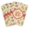 Fall Flowers Playing Cards - Hand Back View
