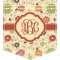 Fall Flowers Iron On Faux Pocket (Personalized)